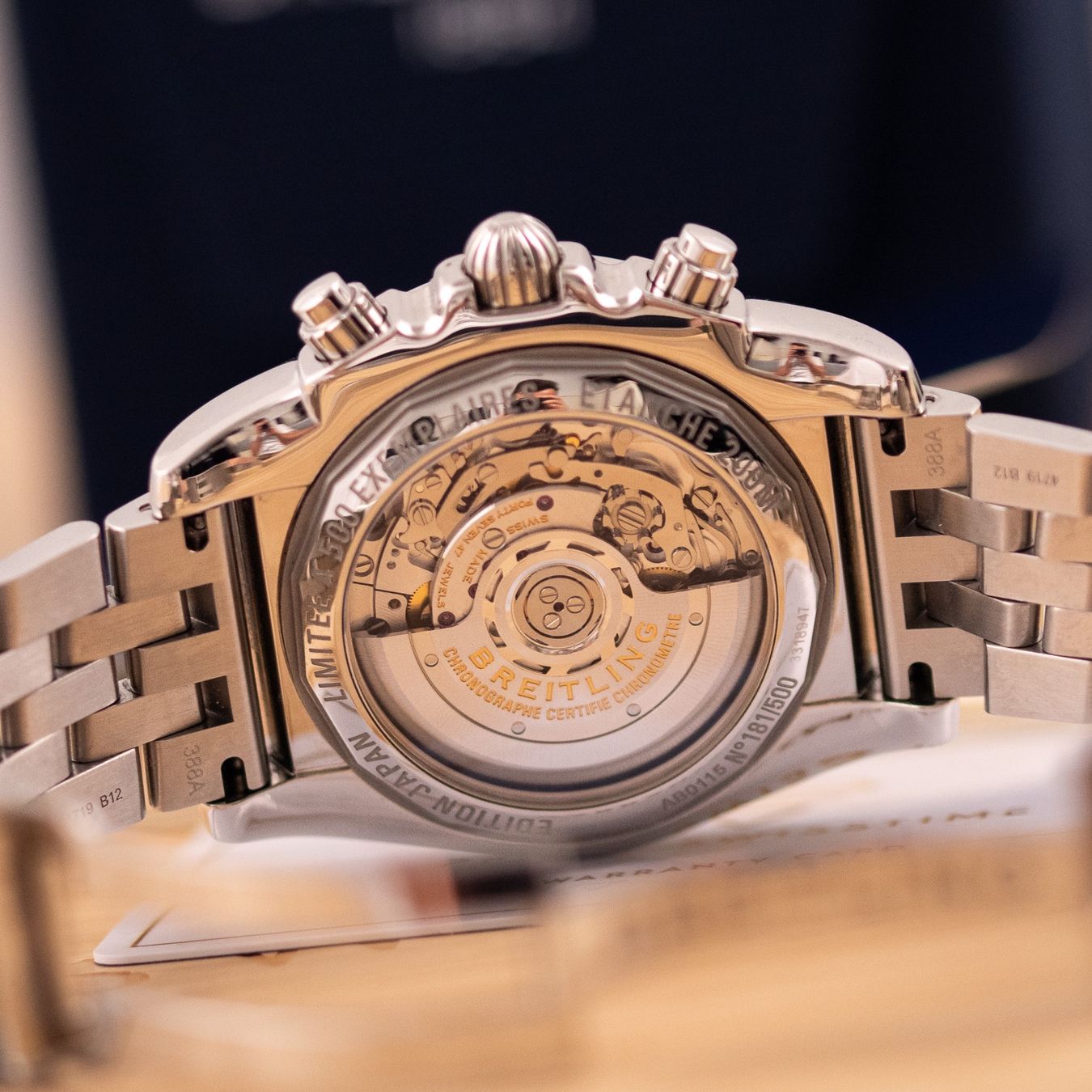 Breitling Orologi: Breitling Chronomat Blue Shell Ltd/ AB01153/ 2022 / Full Set – Usato da Luzern venduto da PrimeSwissTime 8