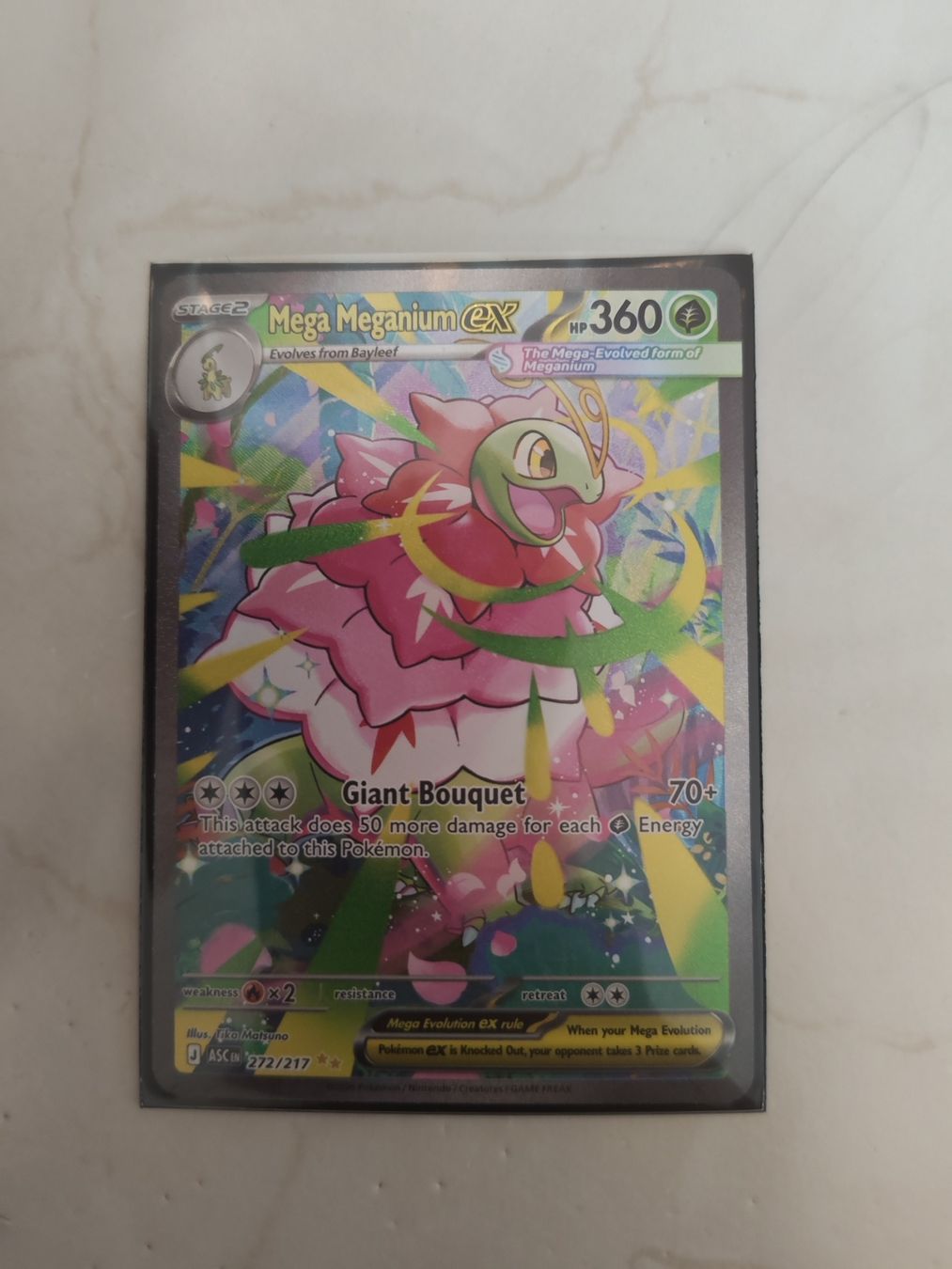 Pokémon Carte collezionabili: Pokémon Mega Meganium EX   272/217 – Nuovo (secondo la descrizione) da Arbon venduto da LucaItaliano