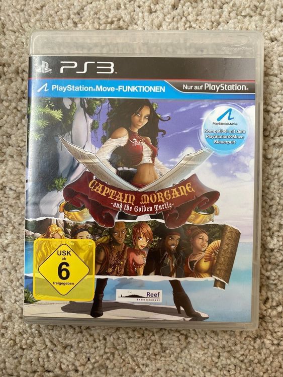 Jeu PS3 Captain Morgane And The Golden Turtle - Version PAL - Bon État - Aventure