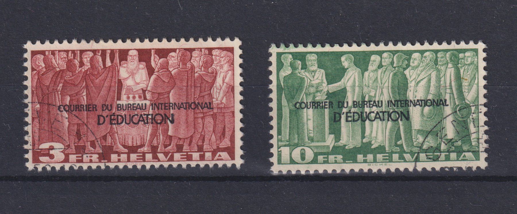 Alle Briefmarken: Dienstmarken BIE – Gebraucht aus Bellach von qsearch