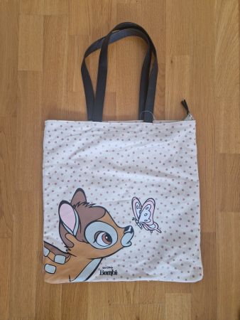 Neu Bambi Stofftasche mit Reissverschluss