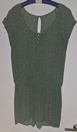 Second Hand:PROMOD Kurzer grün/gemustert Jumpsuit Damen Gr.M