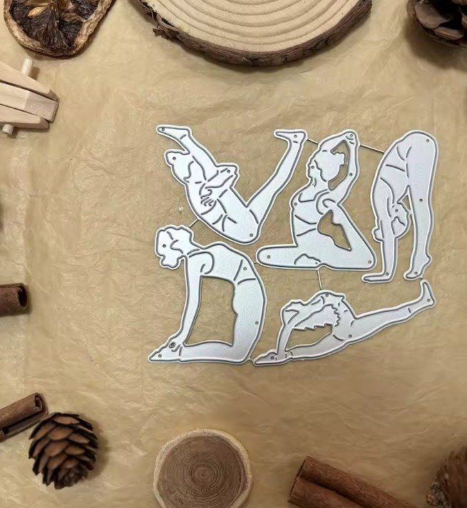 Sciablone: Neues Stanzschablonen-Set Yoga – Nuovo e nell'imballaggio originale da Effretikon venduto da wenuss 2