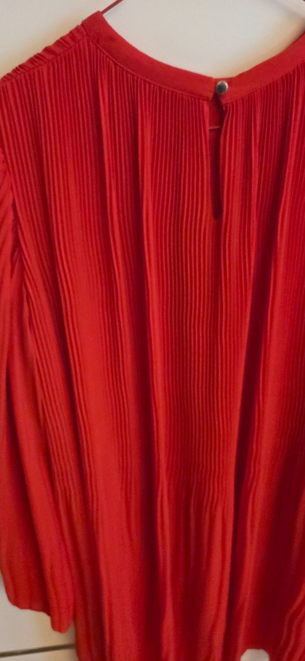 Zara Vestiti: Zara - Rotes Plissee Kleid – Usato da Zürich venduto da Nala2811 7