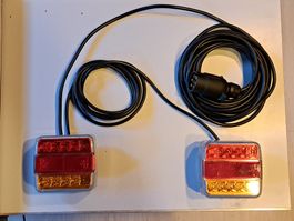 Rücklichter-Set  7pol. magnetisch für Anhänger geeignet