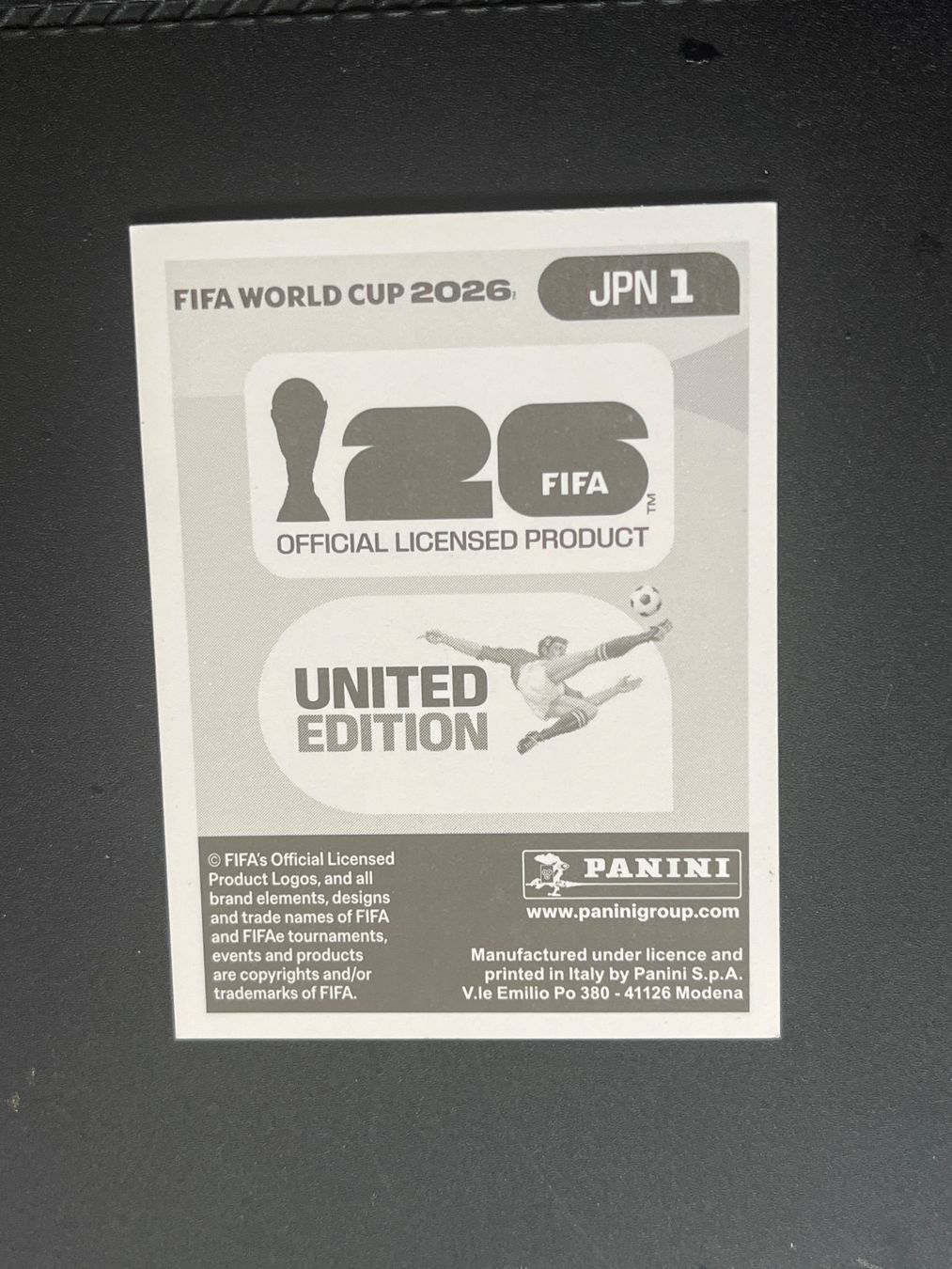 Panini Carte collezionabili: Panini JPN1 – Nuovo (secondo la descrizione) da Susten venduto da Rechnun 1