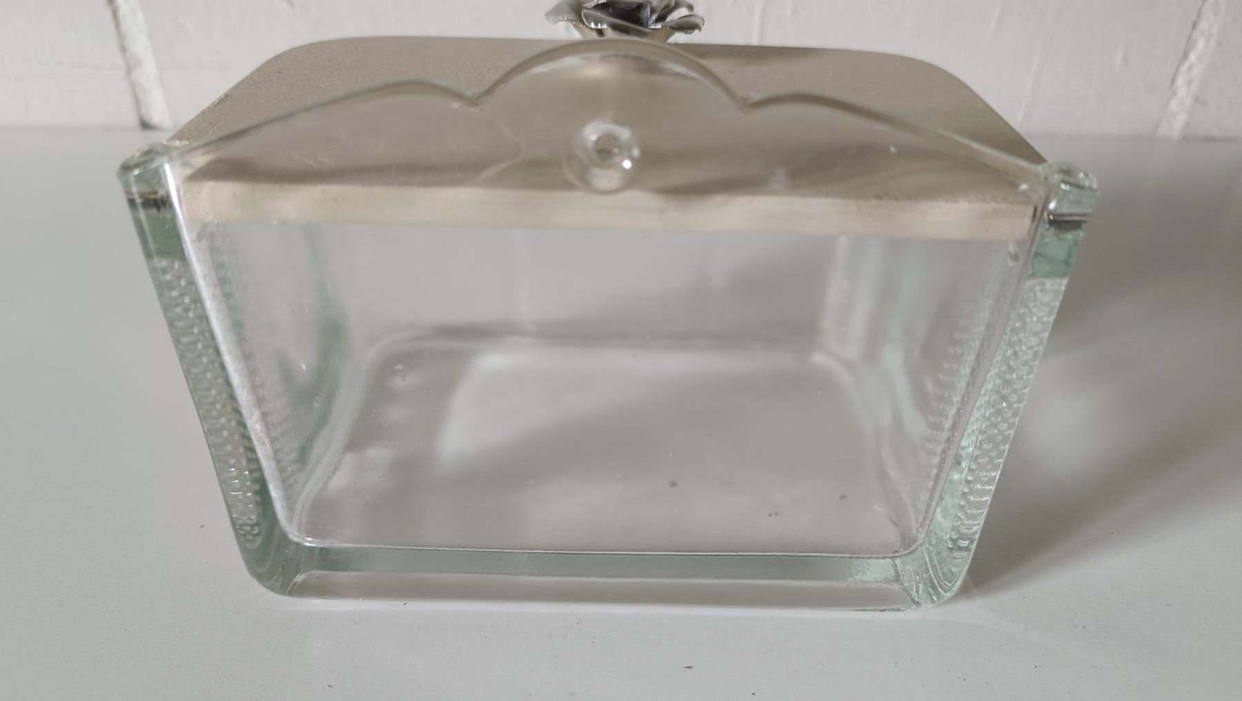 Bicchieri: Antikes Salz Glas mit Deckel – Usato da Zürich venduto da Jul69 4