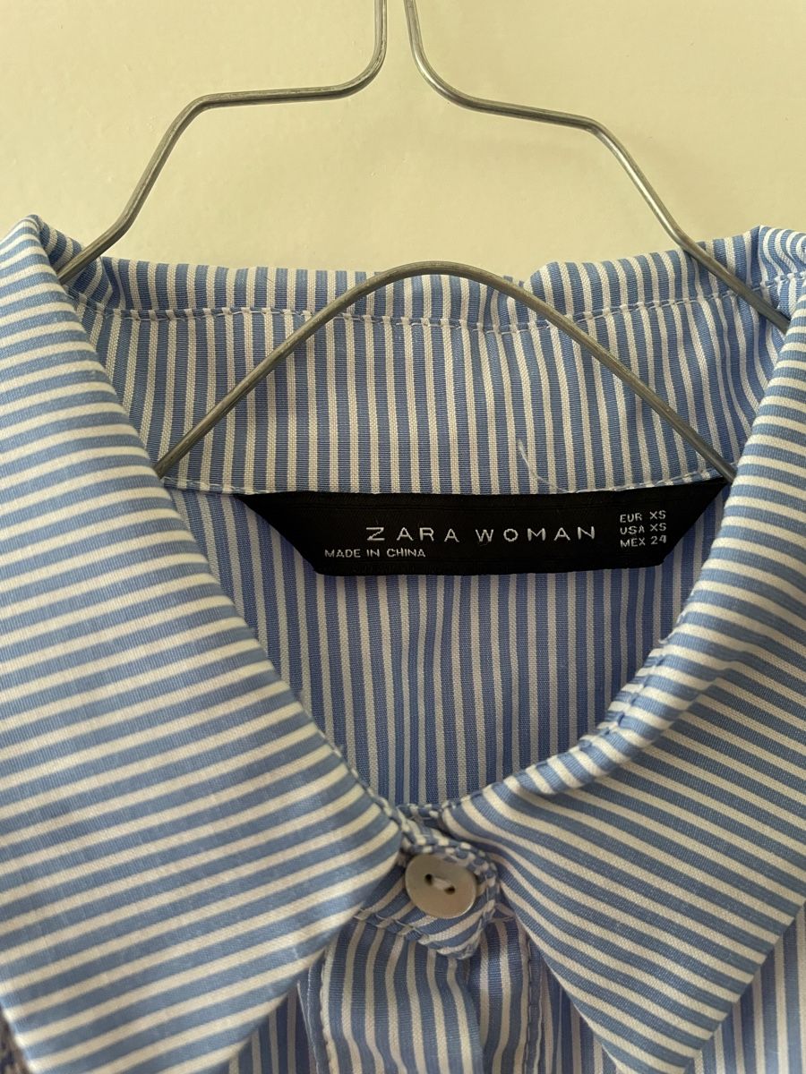 Zara Vestiti: Blauweiss Hemdkleid – Usato da Basel venduto da BiancaCCC 3