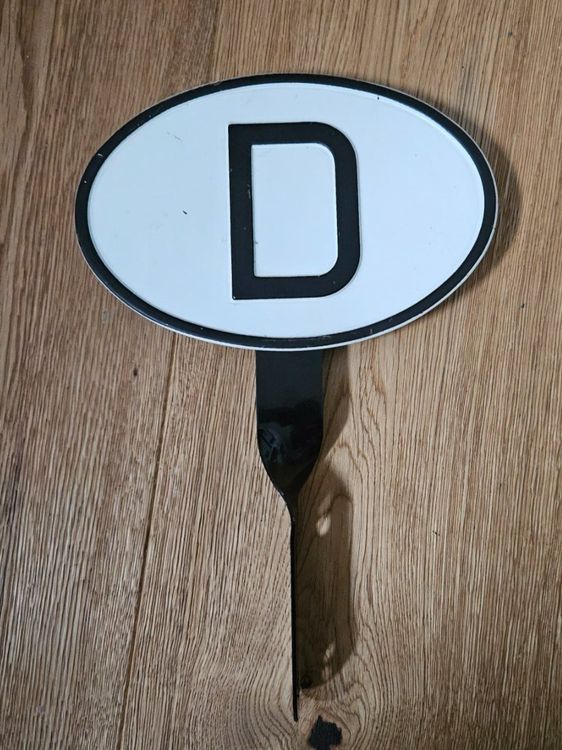 Vintage-Nummernschild Wanddekoration – 30,5x16 Cm, Blech, Mit Bohrungen, Für Bar, Küche, Garage
