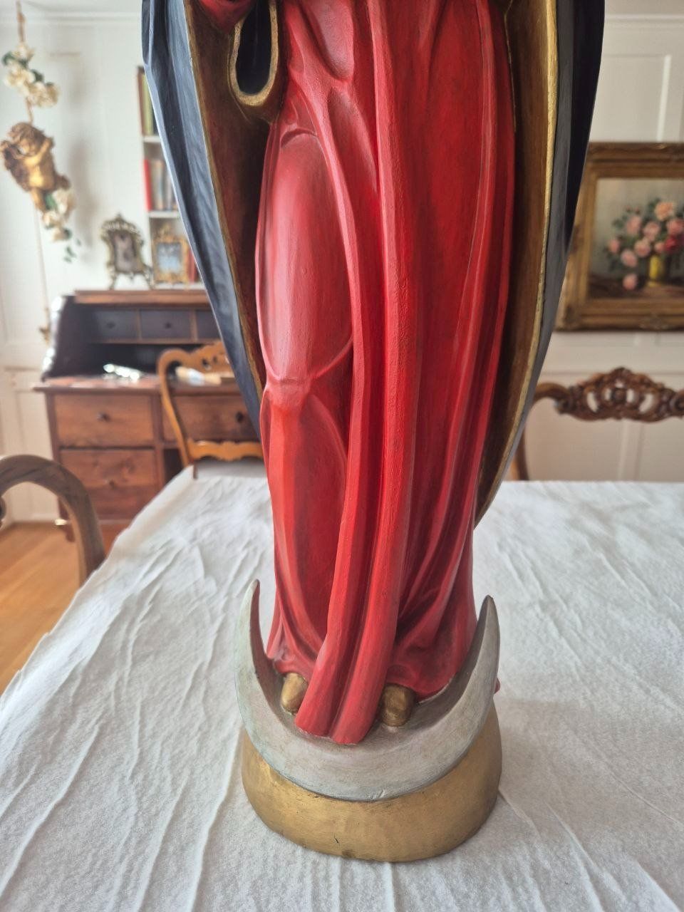Figurines: Maria ca.1940 mit Jesuskind – D'occasion à Speicher par Ramtha1 4