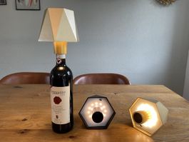 Tischleuchten-Set für Flaschen 3 Stück
