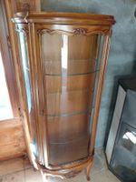 Vitrine arrondie  style Louis XV