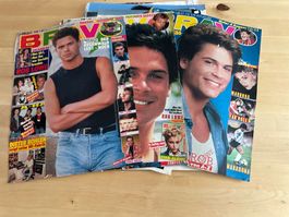 ROB LOWE tolle rare Poster + Berichte 80's Kult BRAVO