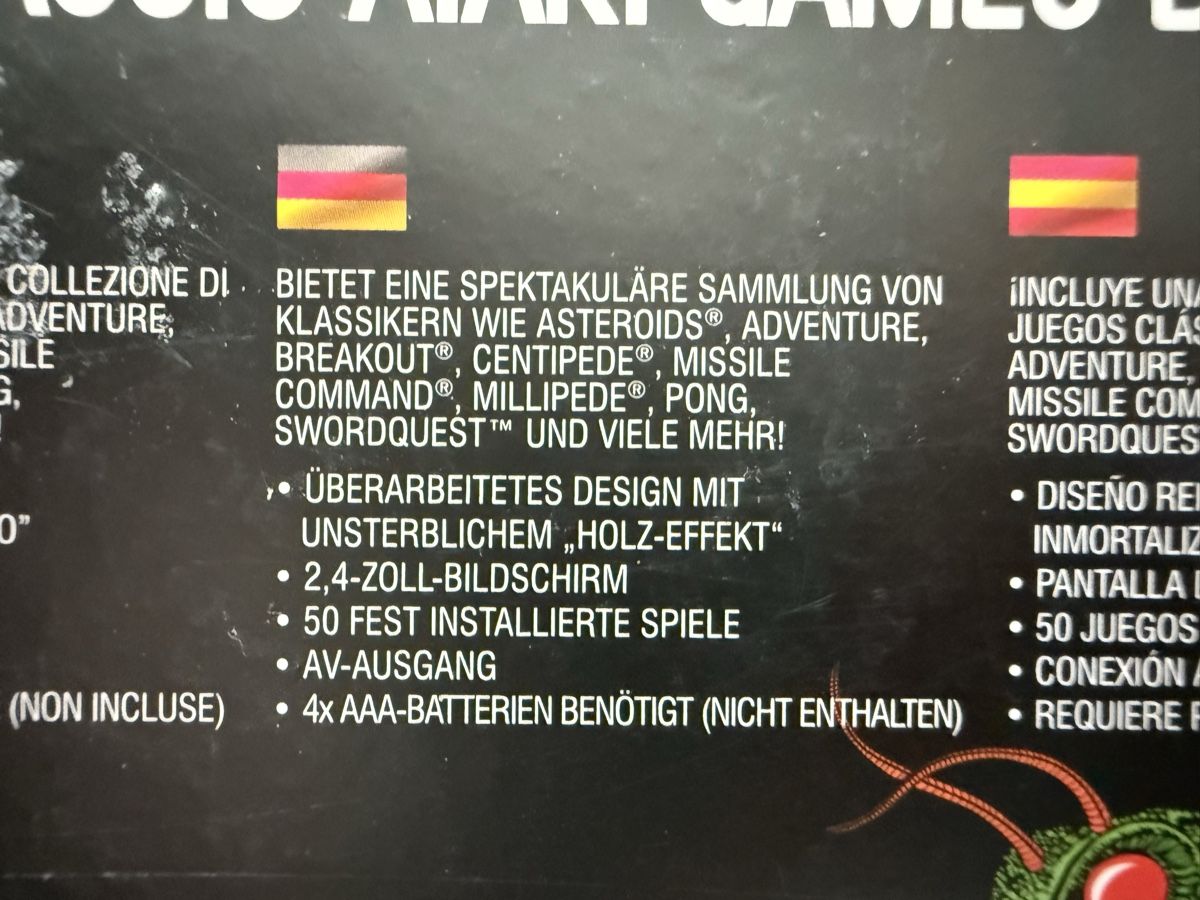 Atari Console: Atari Retro Handheld Konsole 50 Spiele neuwertig – Nuovo (secondo la descrizione) da Zernez venduto da danielgrunder 3