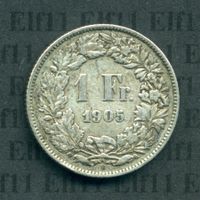 CHF___1.00 1905 -vz 1 Franken