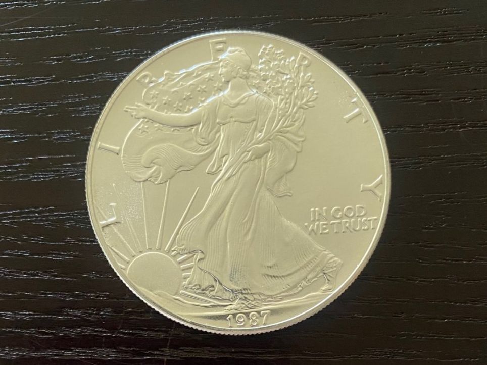 Alle Münzen: American Silver Eagle 1 oz – 1987 unzirkuliert – Neu (gemäss Beschreibung) aus Aarau von radilio01 4