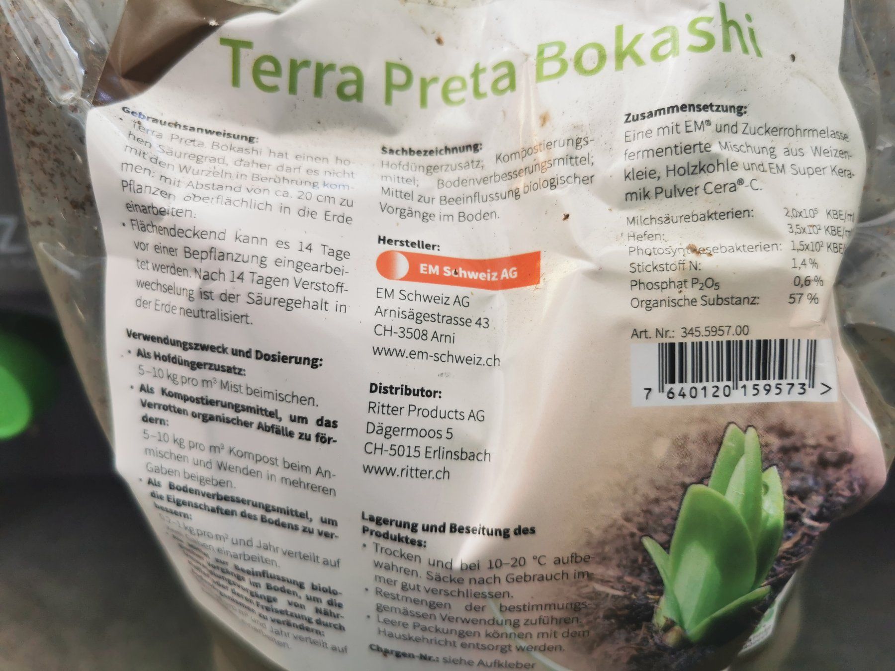 Box contenitori: Bokashi Eimer Set, Skaza ORGANKO mit Terra Preta Bokashi – Usato da Kreuzlingen venduto da Mietze_34 2