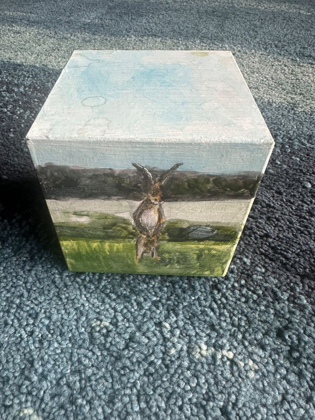 Dipinti: Hasenkunstwerk als Kubus – Usato da Boll venduto da Ha-Se 2