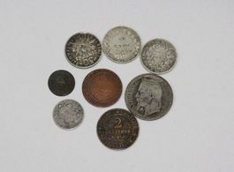 Frankreich Münzlot ab 1809 Diverse aus Silber RAR!!