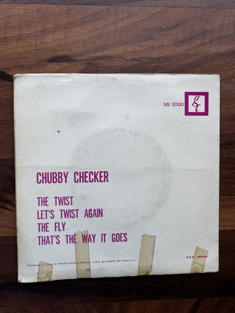 Dischi in vinile: Chubby Checker - The Twist - 7" Single - 60s – Usato da Rorbas venduto da BlackstarRecords 1