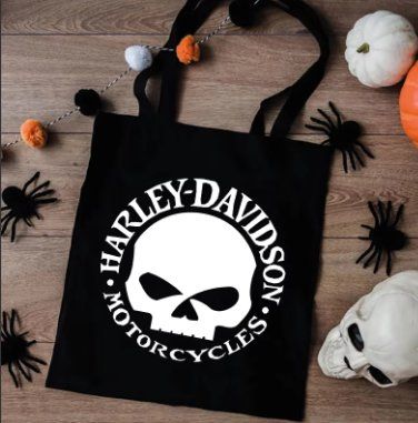 Sac en toile Harley Davidson 💀
