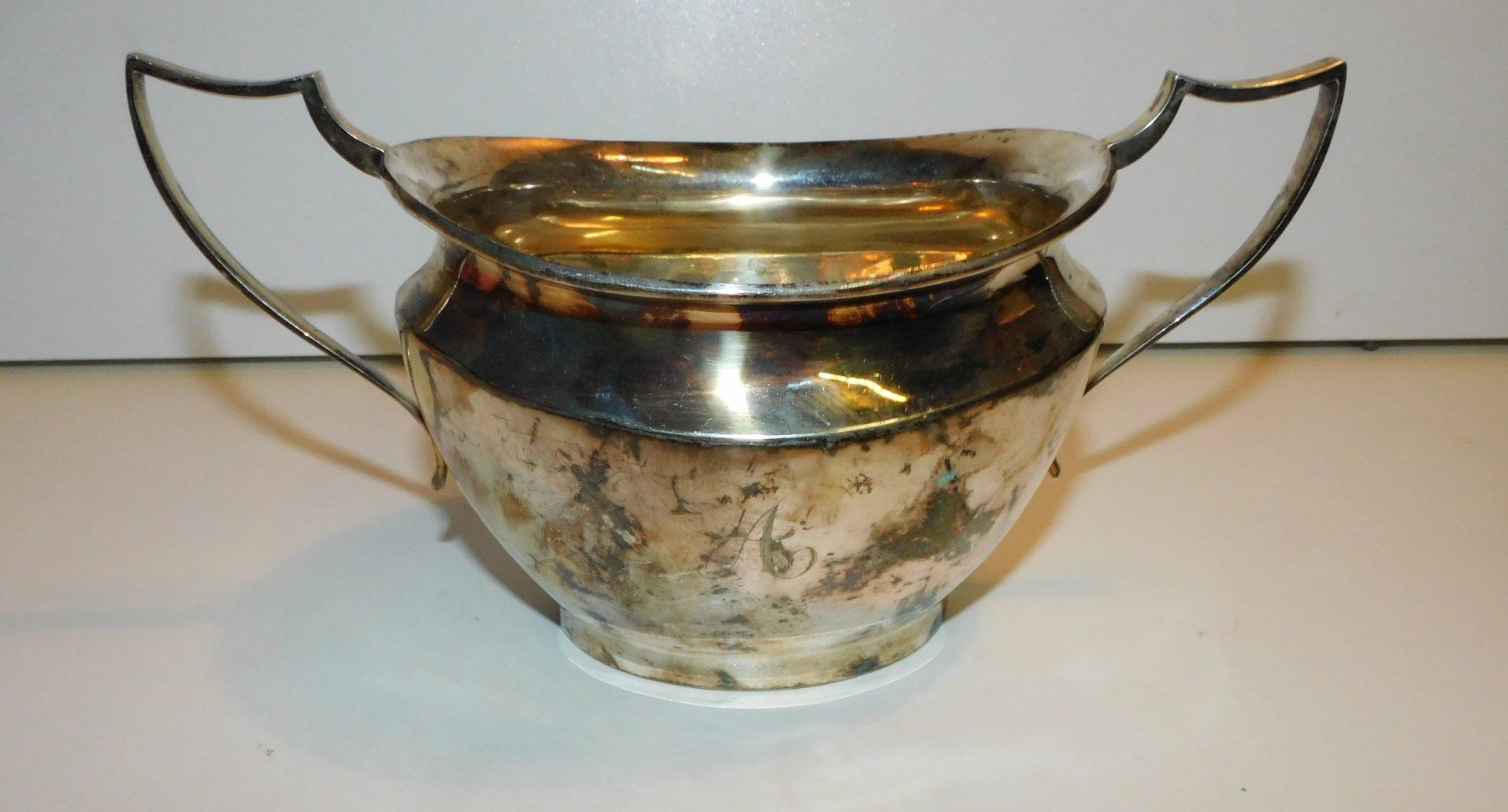Schalen: Sauciere versilbert gepunzt alte Saucen Schale – Gebraucht aus Sursee von 76 2