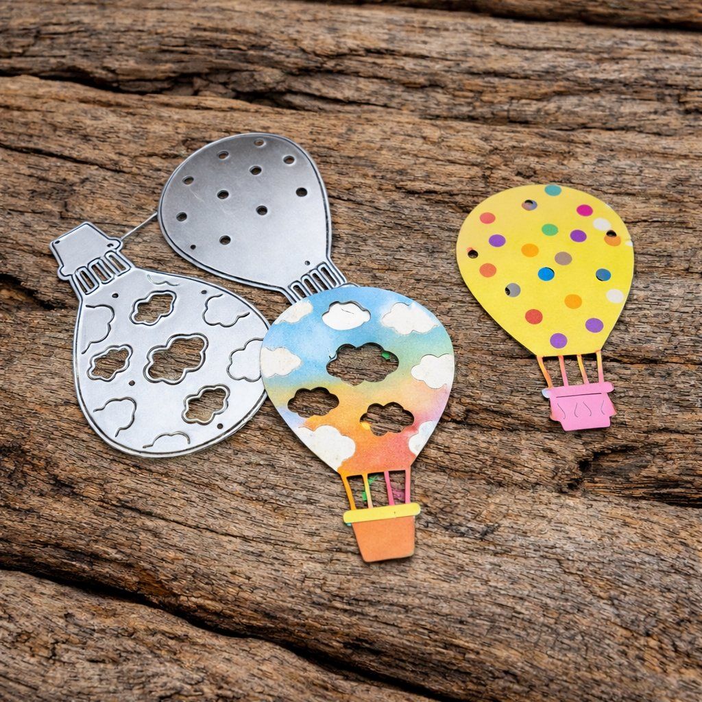 Sciablone: Neues Stanzschablonen-Set 2 Heissluftballons – Nuovo e nell'imballaggio originale da Effretikon venduto da wenuss