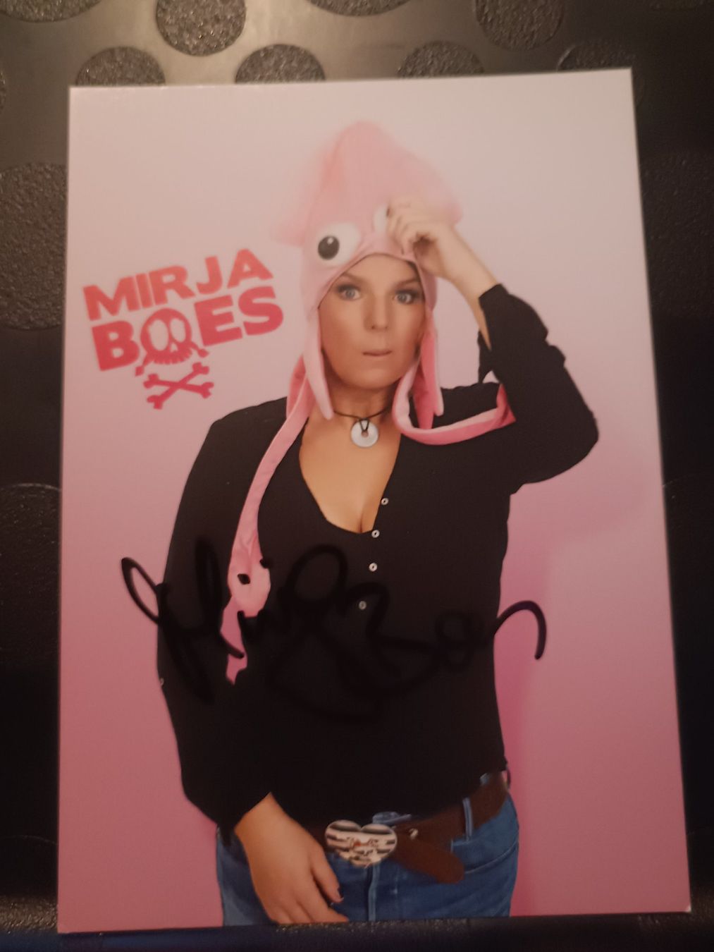Autografi: Mirja Boes - handsigniet – Usato da Menziken venduto da Artographs