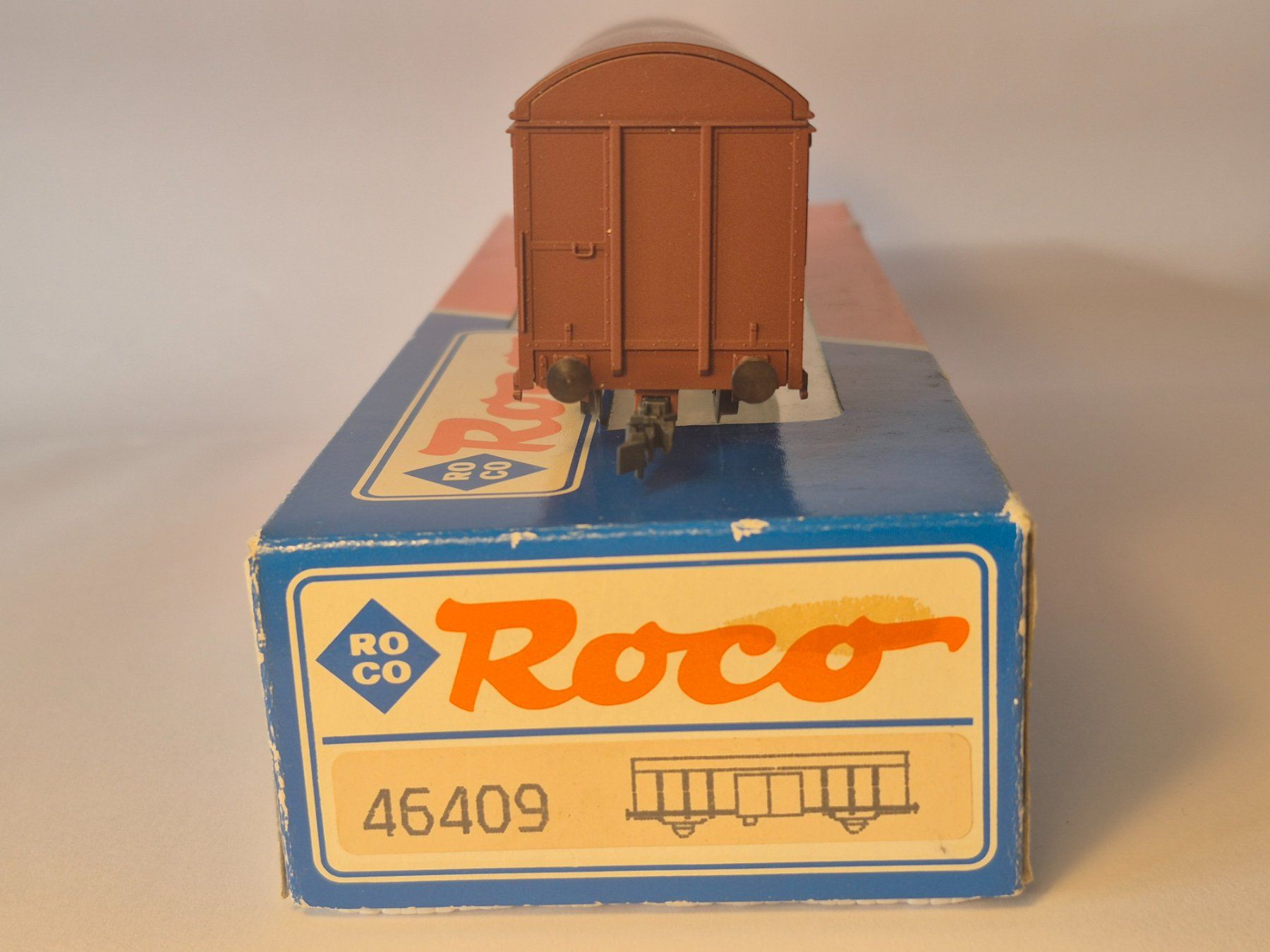 Roco Modellini di ferrovie: Roco Güterwagen - DB - Nr. 46409 – Usato da Zürich venduto da Ricola_Citron 5