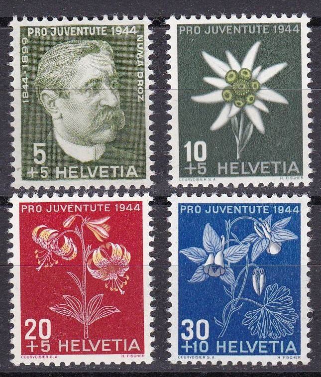 Alle Briefmarken: Pro Juventute, 1944, postfrisch** – Neu (gemäss Beschreibung) aus Lupfig von lubor