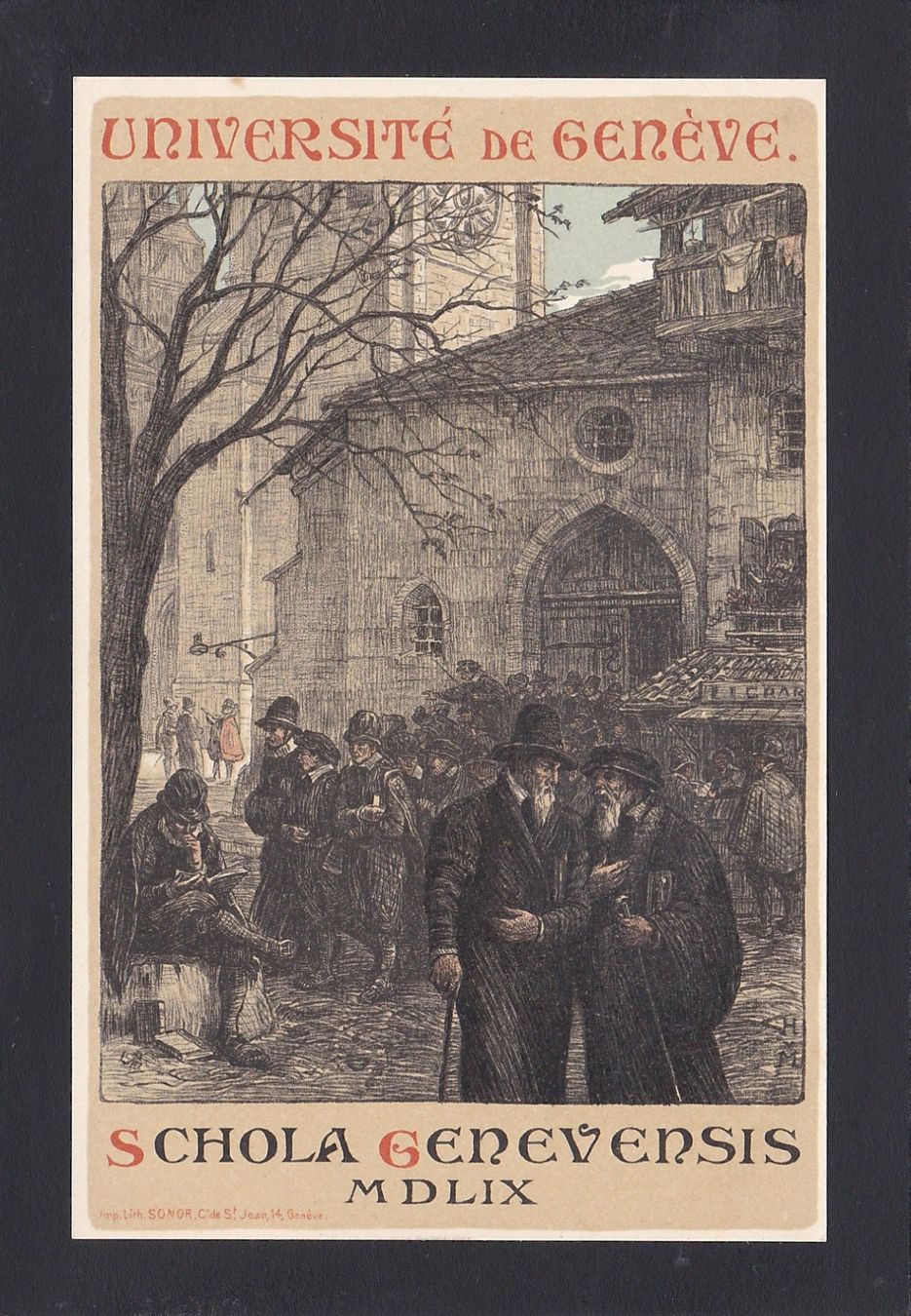 Cartoline postali: Université de GENÈVE, Studentika – Usato da Reiden venduto da cinfis