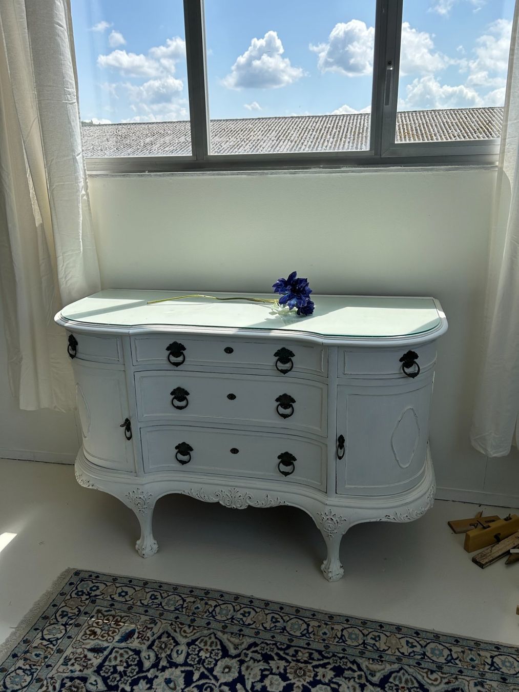Cassettiere: Sideboard Anrichte Kommode venezianisch barock weiss börnie' – Usato da Gränichen venduto da boernies01 3