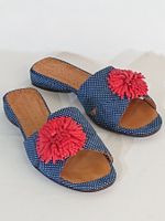Pantoletten - Chie Mihara - 38 1/2 - NEU-  blau/weiss/rot