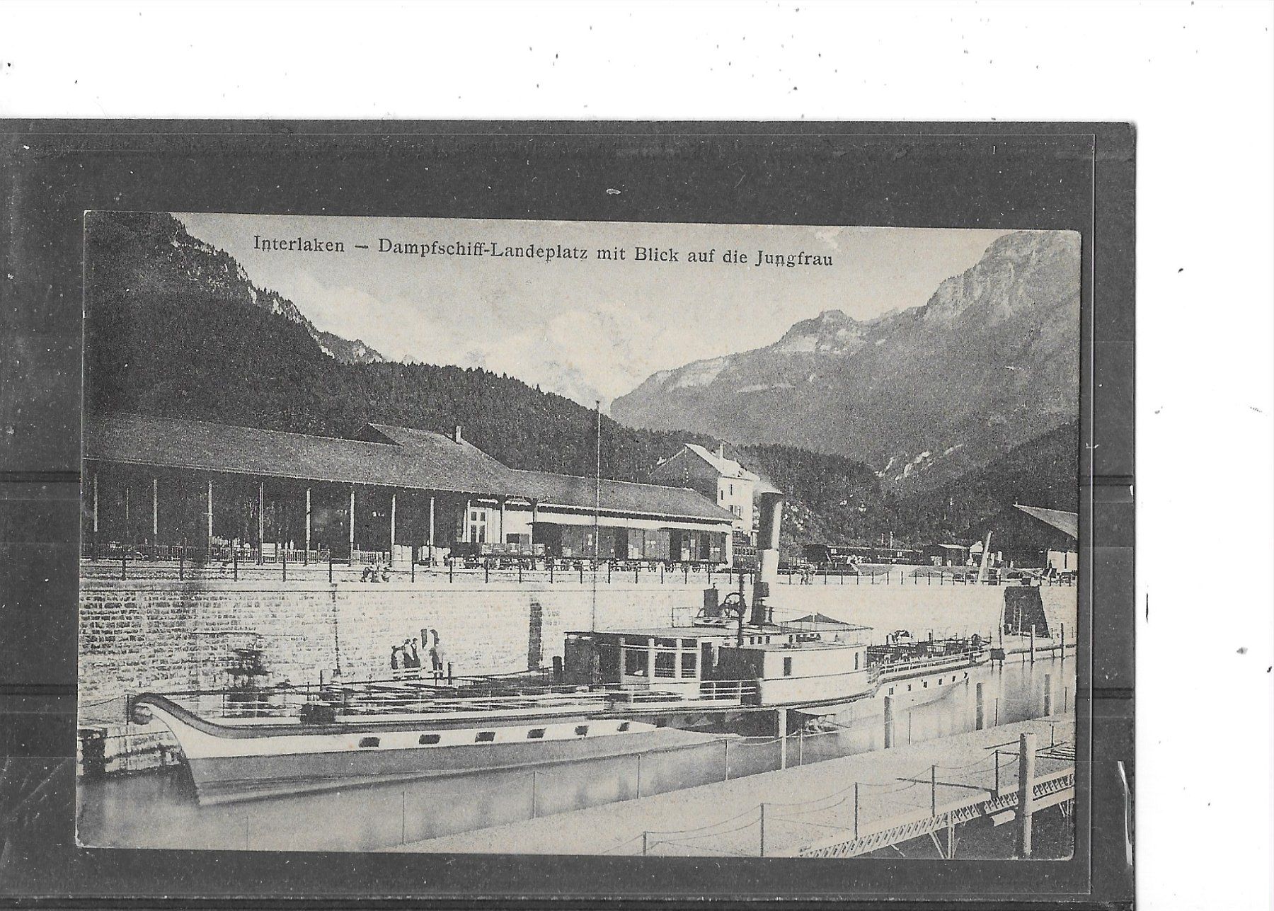 Cartoline postali: BE Interlaken Dampfschiff-Landeplatz – Usato da Schocherswil venduto da Wilare