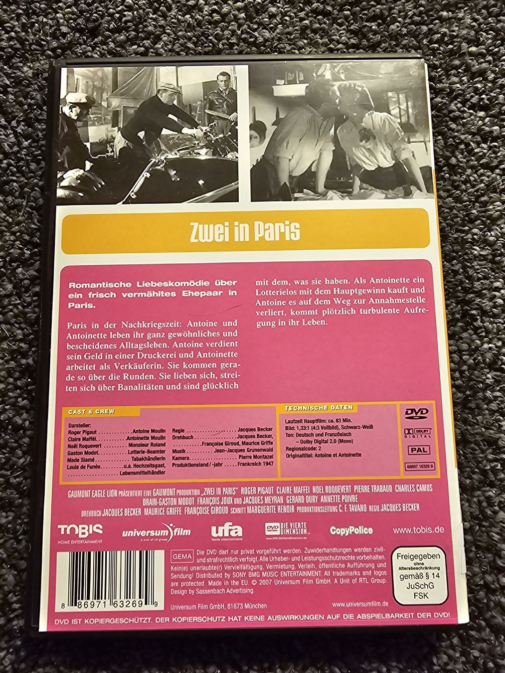 Tutti i DVDs: Zwei in Paris DVD (21793) – Usato da Ruswil venduto da jan_bxl5 1