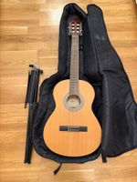 Gitarre für Kinder mit Case + Notenständer