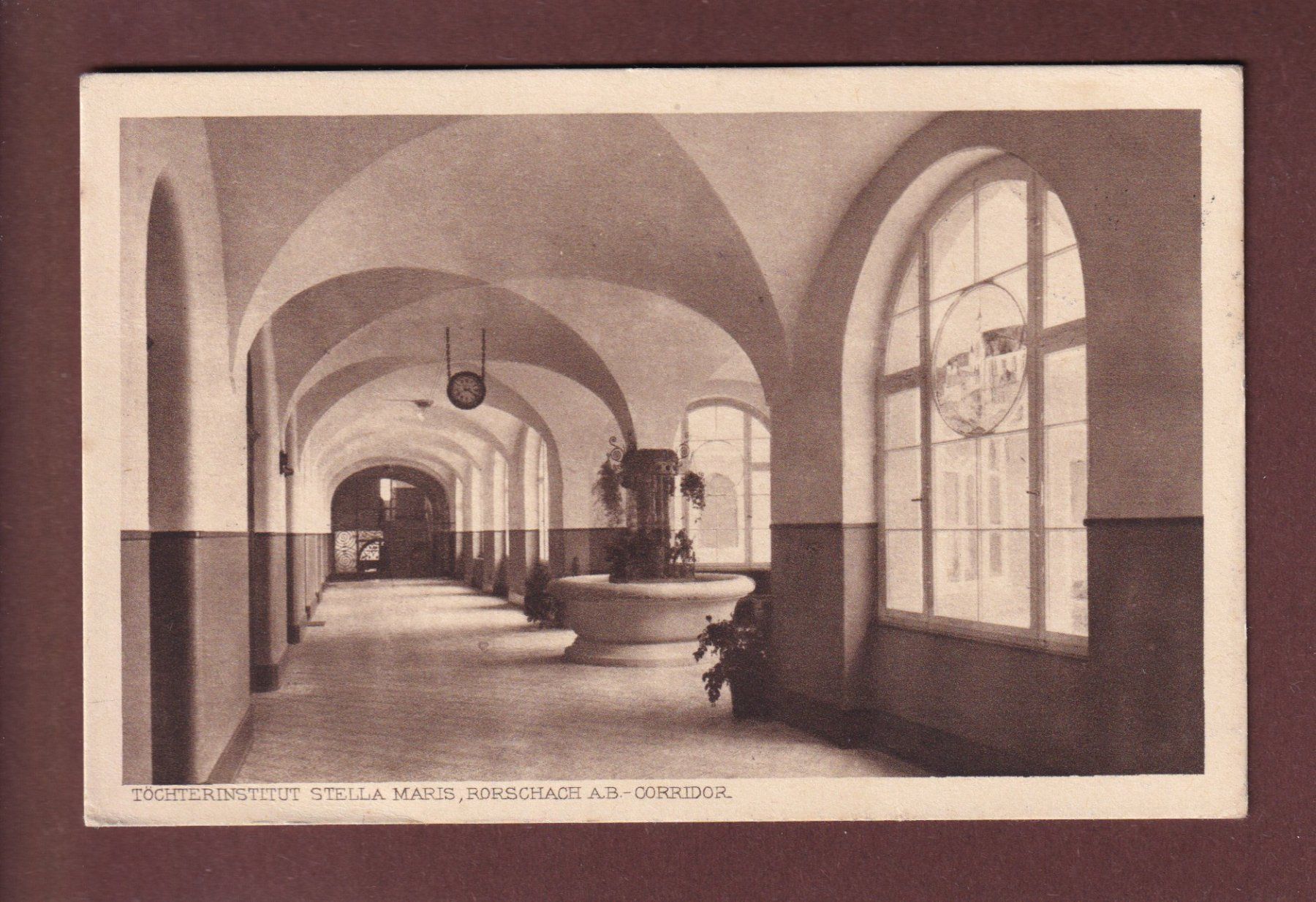 Cartoline postali: RORSCHACH - Töchterinstitut Stella Maris - 1923 – Usato da Pully venduto da nicecards-shop