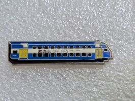 Ansteckpin 164: Eisenbahn SBB Doppelstockwaggon