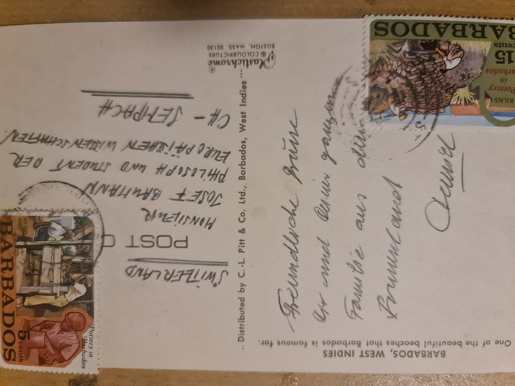Cartoline postali: Ansichtskarte Barbados – Usato da Dintikon venduto da Vexi 1