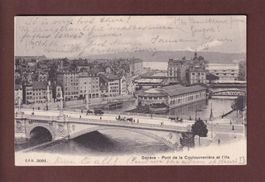 GENEVE - Pont de la Coulouvrenière - 1906