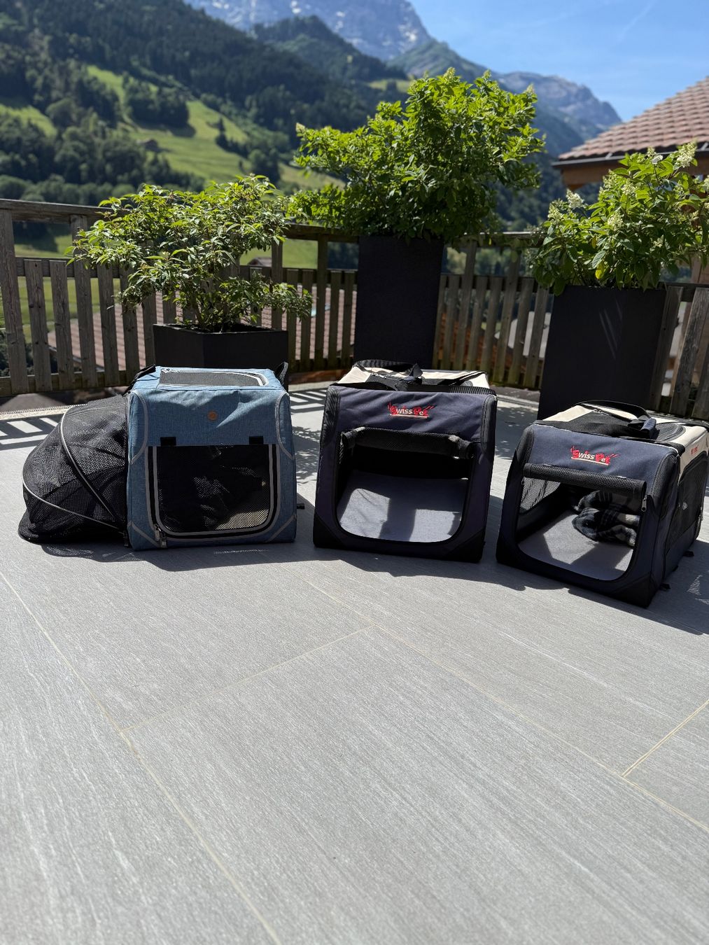 Niches, paniers: a vendre 3 boxes transport pour chiens – D'occasion à Troistorrents par fre_6scb