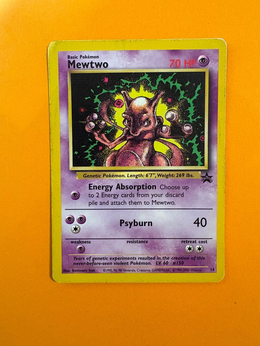 Pokémon Carte collezionabili: 2000 - Mewtwo - 14 - Promo WoTC – Usato da Bonstetten venduto da vonap 1