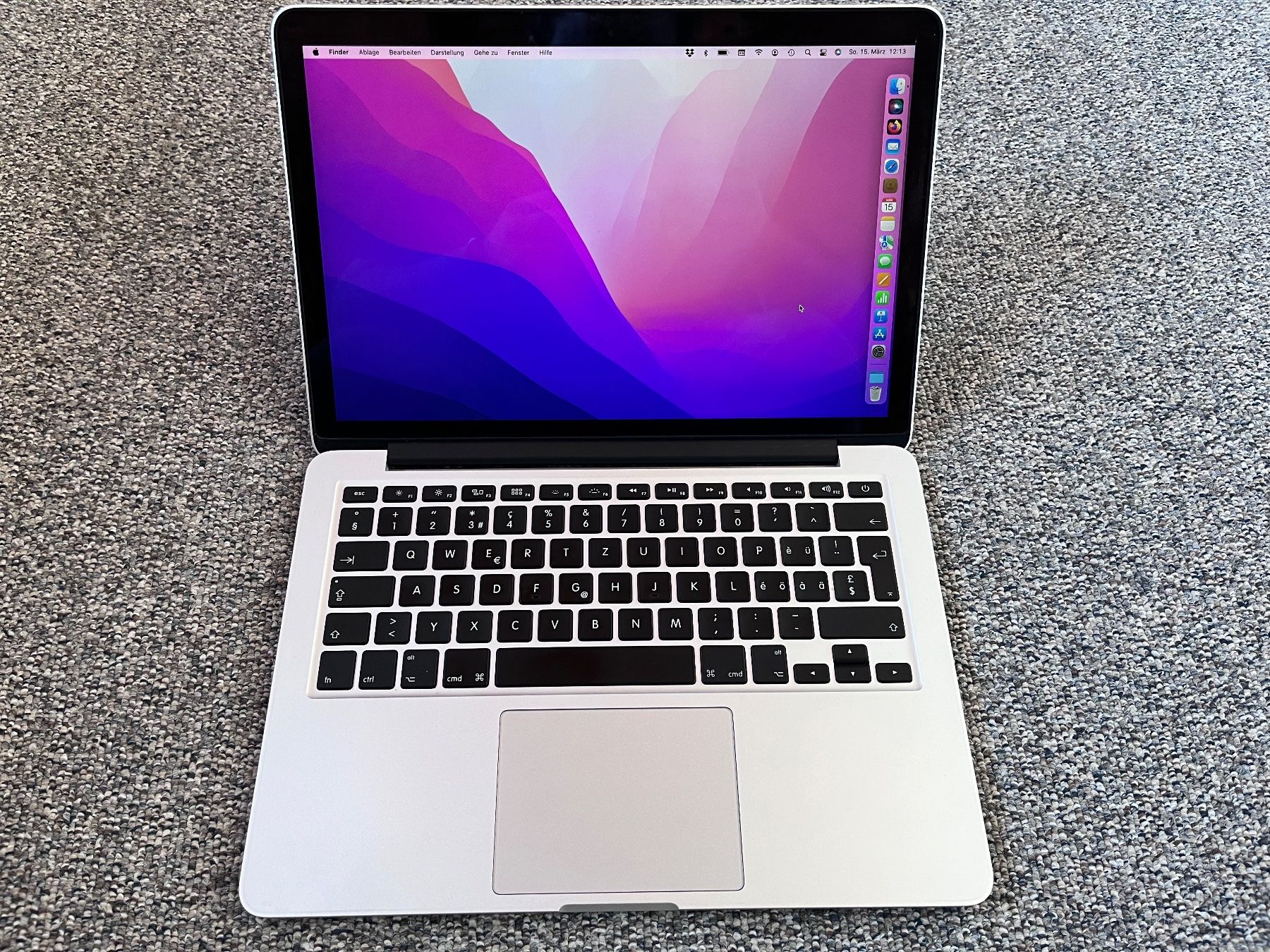 Apple Notebook: Apple Mac Book pro 13" Retina – Usato da Arbon venduto da phillu