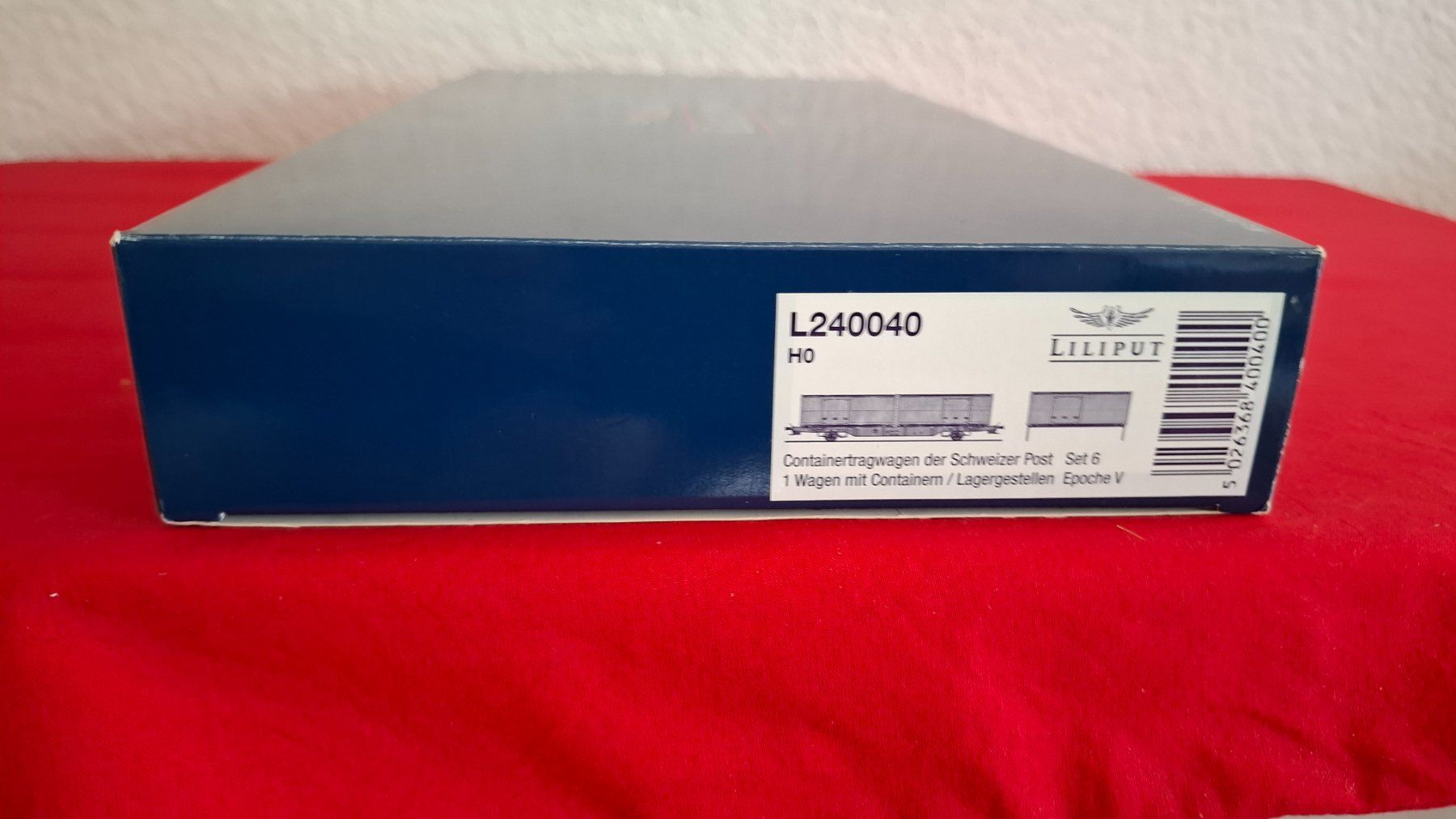 Liliput Modelleisenbahnen: Liliput : Postwagenset mit Containertragwagen, DC – Gebraucht aus Märwil von Siebenzipfel 2