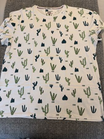 Tommy Hilfiger T-shirt cactus été, taille L, parfait état!