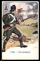 Neuenegg, Schweizer Soldat im 18. Jahrhu