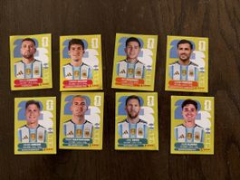 Panini Bilder, WM 2026, 8x Argentinien