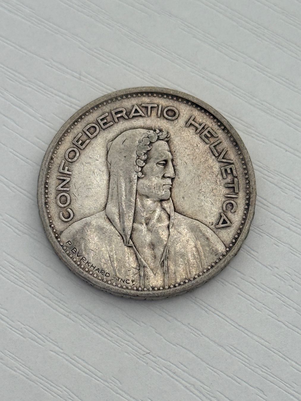 Tutti le monete: 5 Franken 1937  Rar – Usato da Wallisellen venduto da SWISS_SILVER1 1