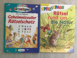 2 Rätselhefte ab 7 Jahren