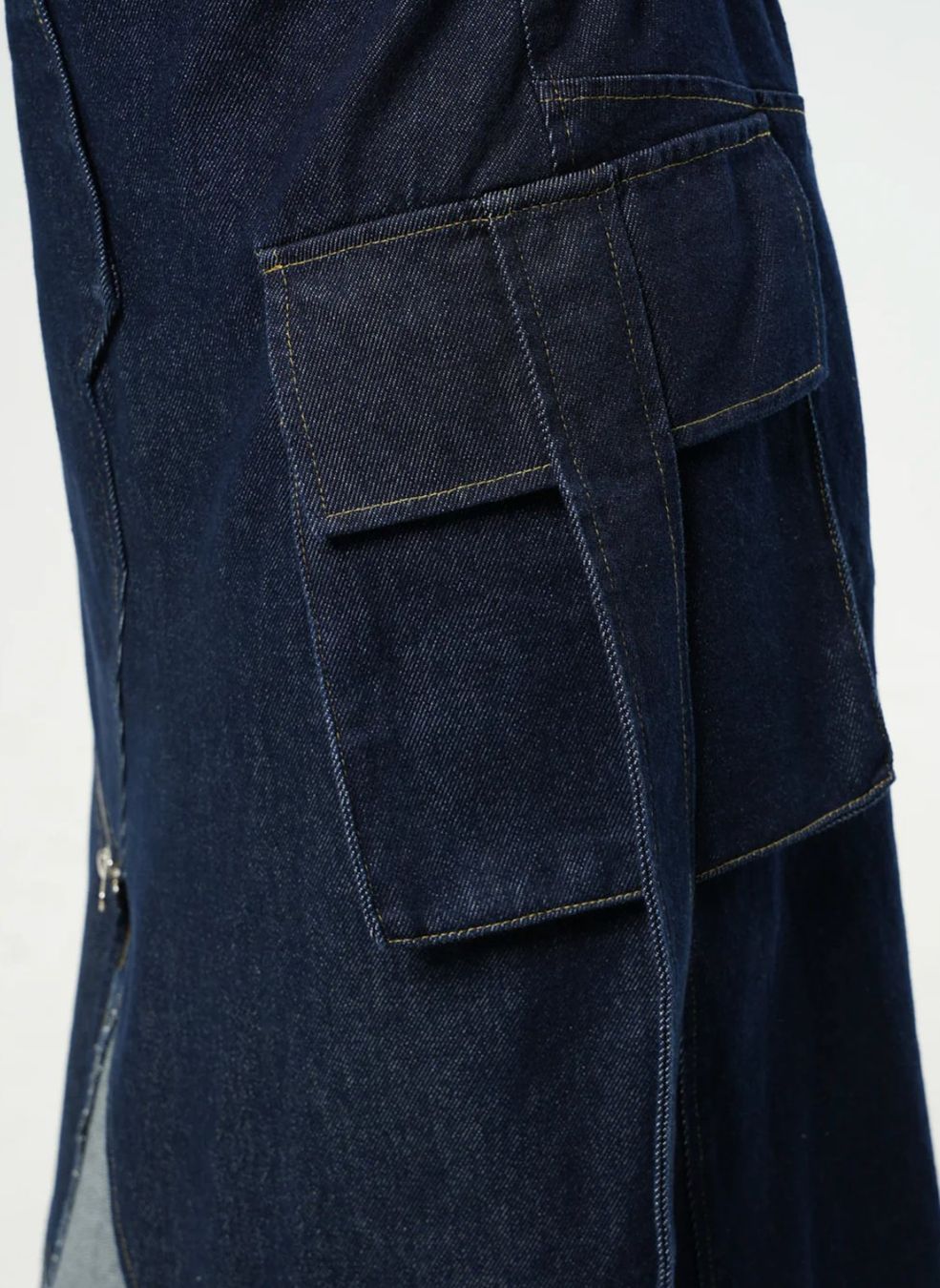 Gonne: Asymmetrischer langer Jeans-Rock - Handmade – Nuovo e nell'imballaggio originale da Zürich venduto da Naebeli 8